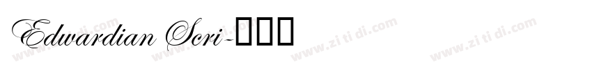 Edwardian Scri字体转换